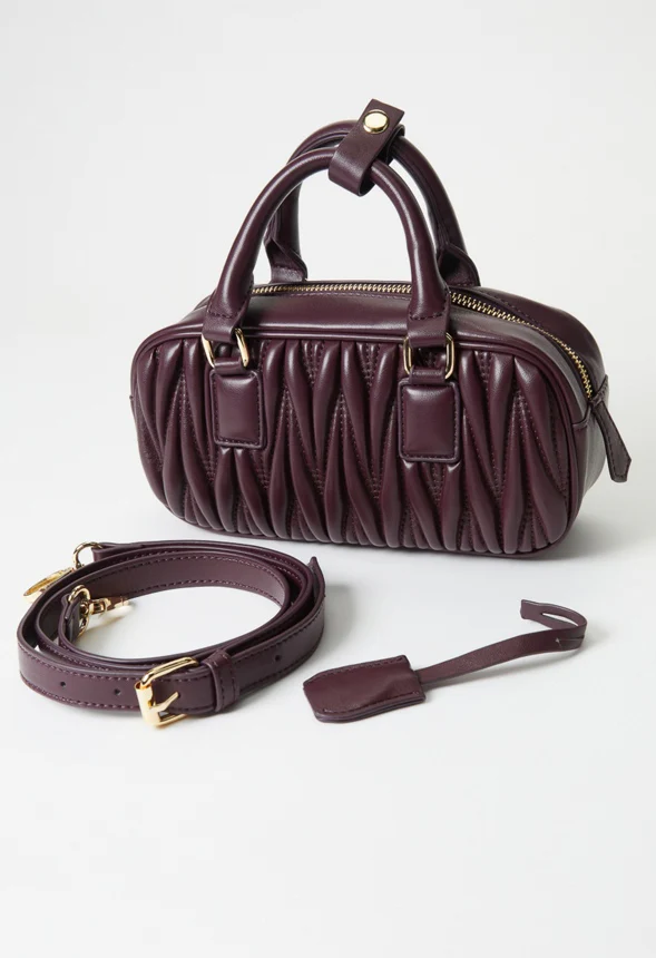 Mini Pleated Bowling Bag - Image 5