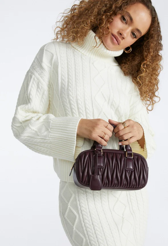 Mini Pleated Bowling Bag - Image 8