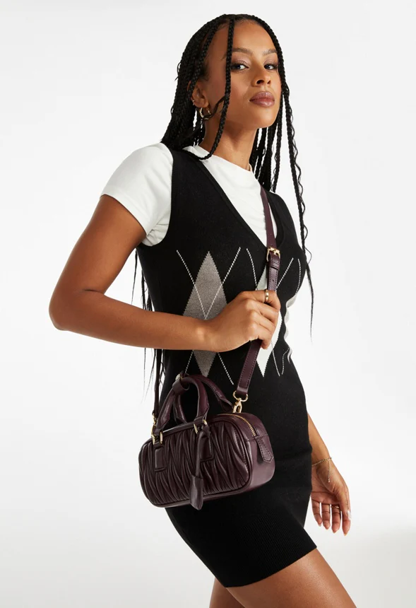 Mini Pleated Bowling Bag - Image 9