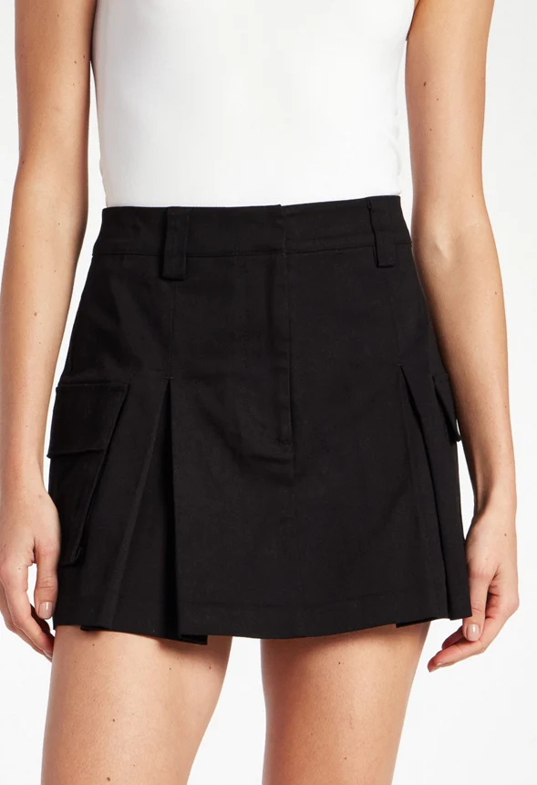 Mini Pleated Utility Skirt - Image 3