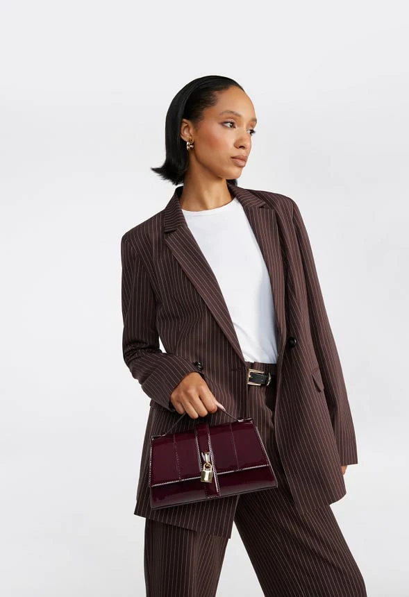 Mini Structured Crossbody With Chain - Image 8