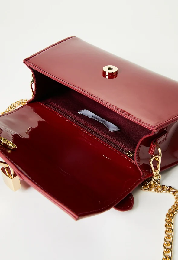 Mini Structured Crossbody With Chain - Image 6