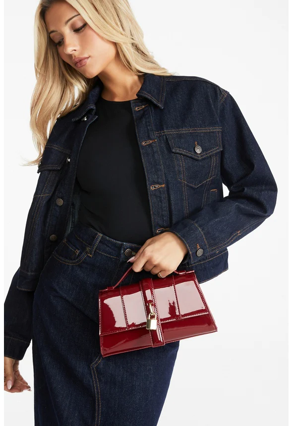 Mini Structured Crossbody With Chain - Image 9