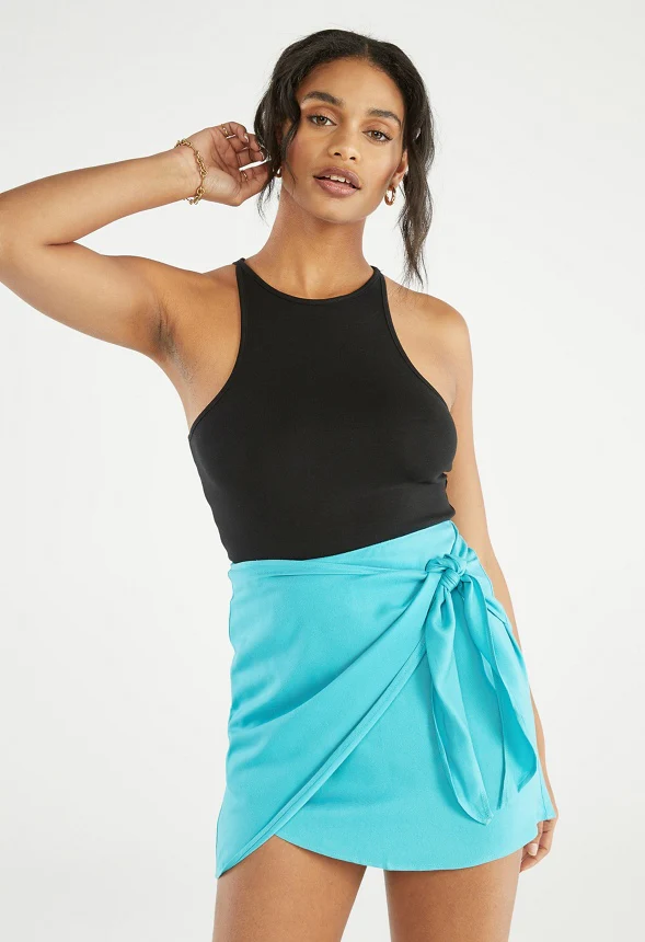 Mini Wrap Skirt - Image 3