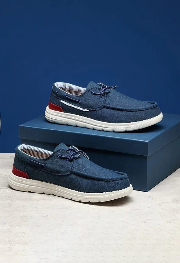 Men's Slip On Canvas Loafer - Image 7