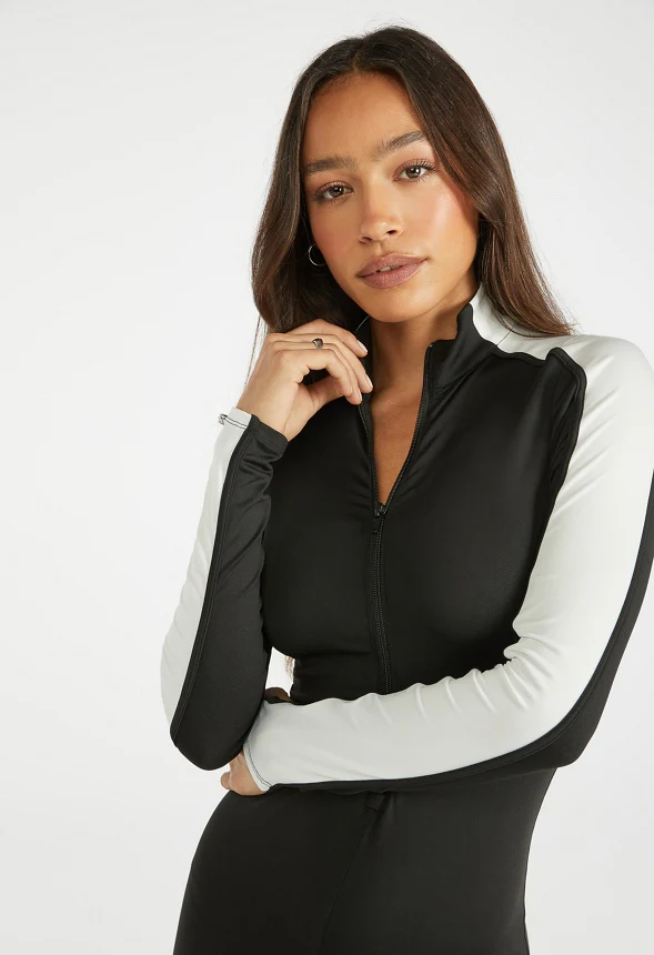 Mock Neck Onesie Jumpsuit - Image 4