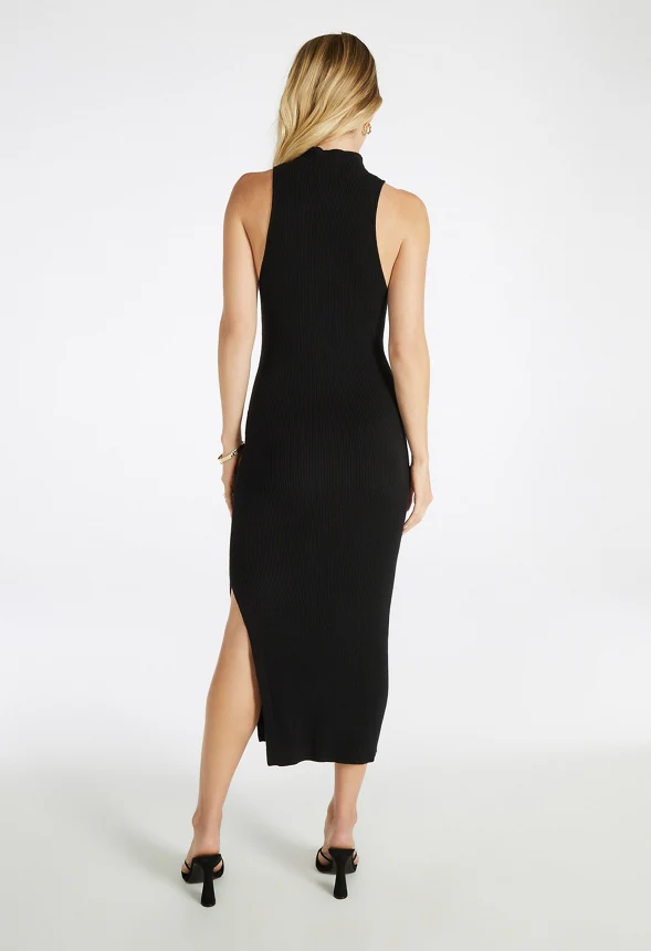 Mock Neck Sweater Midi Dress - Image 2