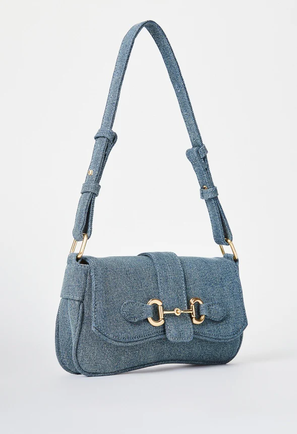 Modern Horsebit Shoulder Bag - Image 4