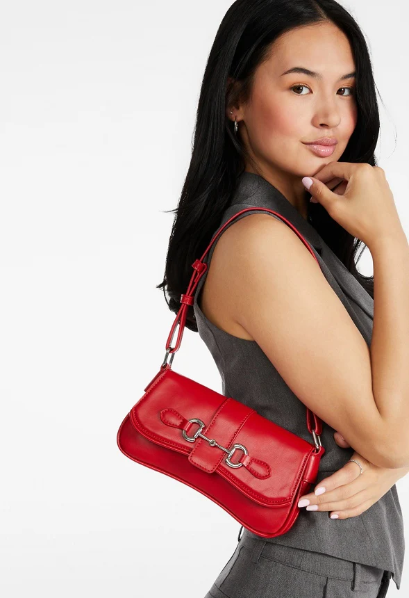 Modern Horsebit Shoulder Bag - Image 2