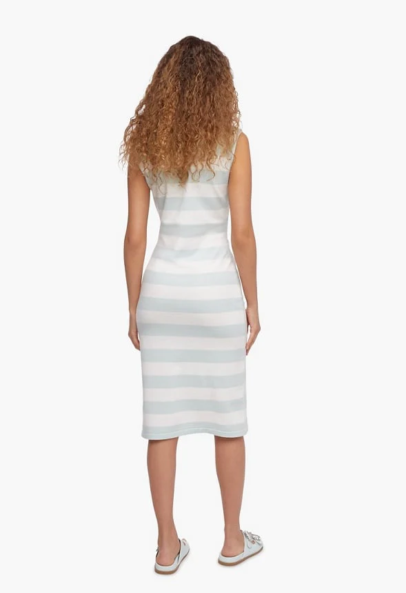 Modern Polo Midi Dress - Image 2