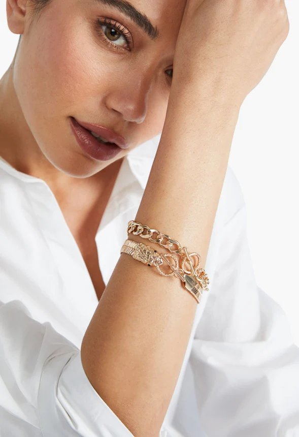 Monica T-Bar Snake Bracelet - Image 2