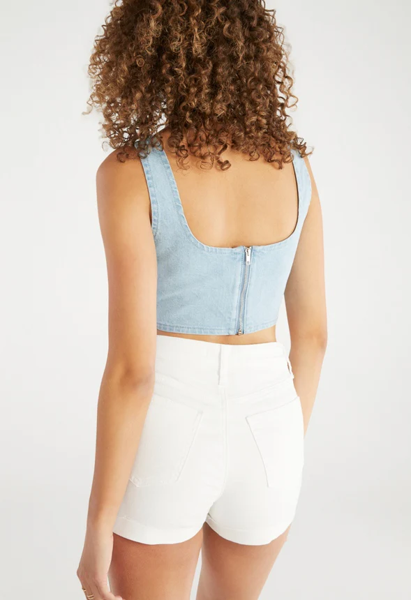 Monroe High-Waisted Curvy Tummy Tamer Shorts - Image 2