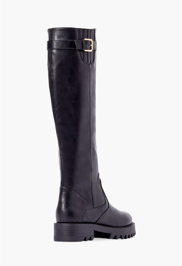 Morgane Tall Moto Boot - Image 3