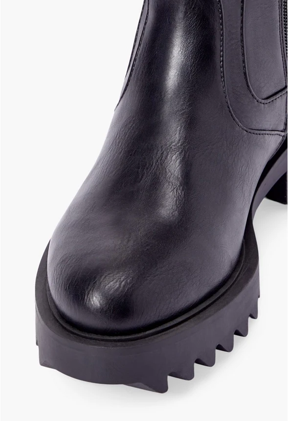 Morgane Tall Moto Boot - Image 4