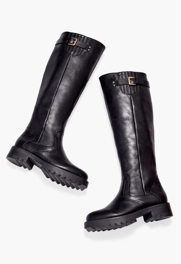 Morgane Tall Moto Boot - Image 6