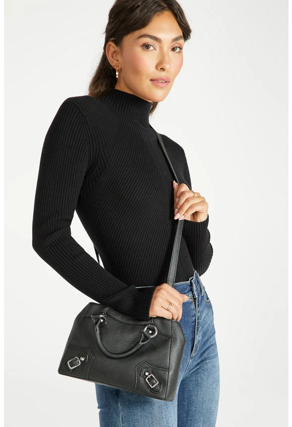 Moto Buckle Crossbody - Image 2