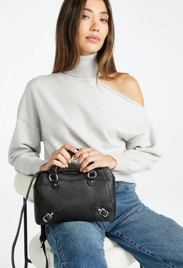 Moto Buckle Crossbody - Image 7