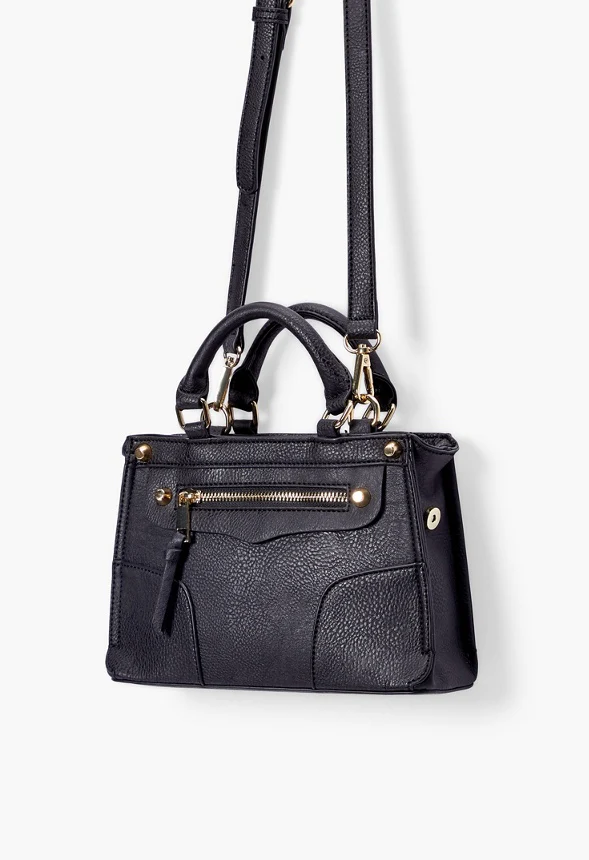 Moto Crossbody With Buckles
