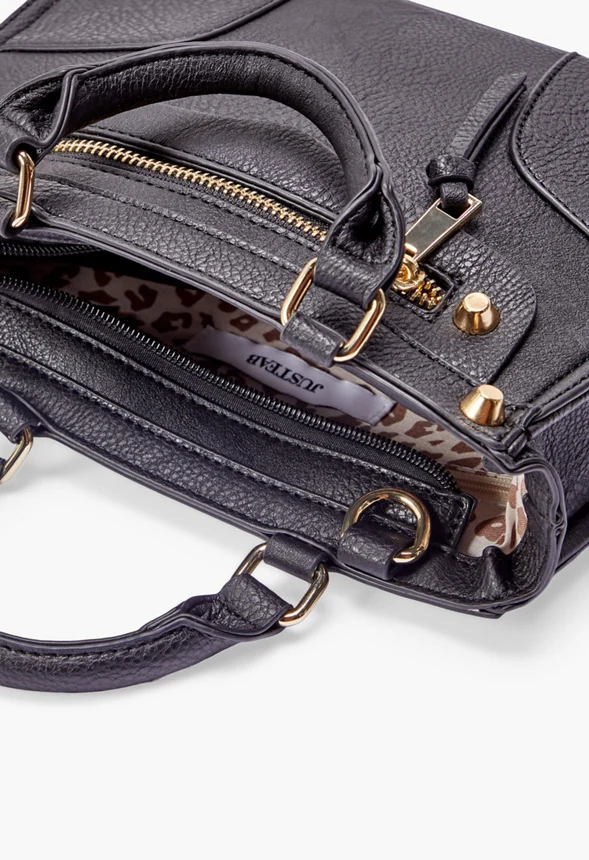 Moto Crossbody With Buckles - Image 5