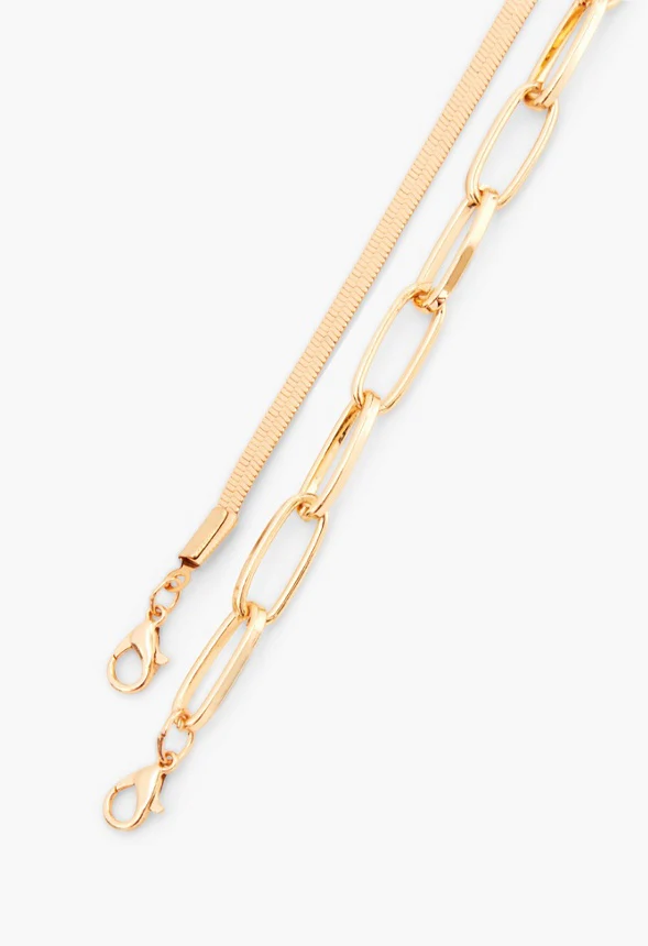 Multi Layer Chain Necklace - Image 2