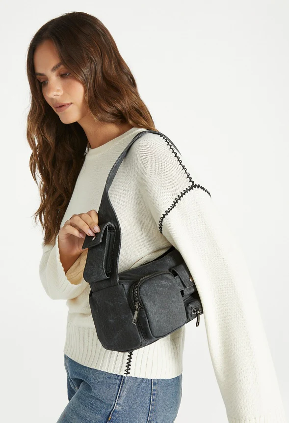 Multi Pocket Shoulder Bag - Image 7