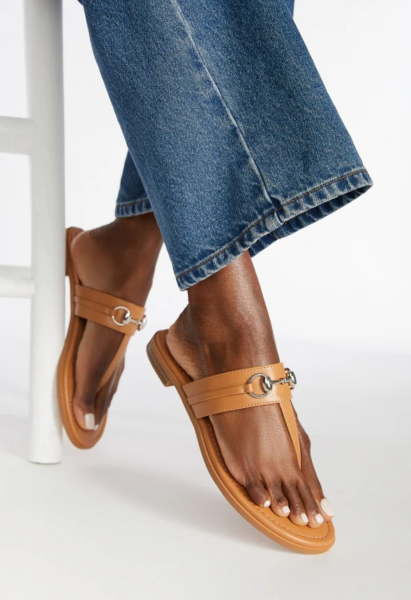 Nadia Flat Thong Sandal - Image 8