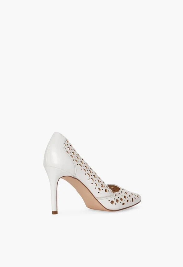 Nina Laser-Cut Classic Pump - Image 3