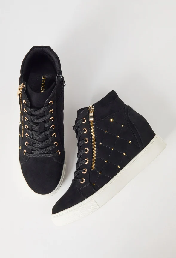 Niya High Top Wedge Sneaker - Image 5