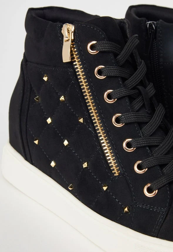Niya High Top Wedge Sneaker - Image 6