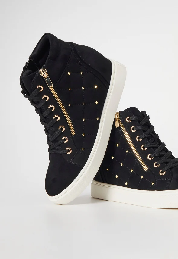 Niya High Top Wedge Sneaker - Image 7
