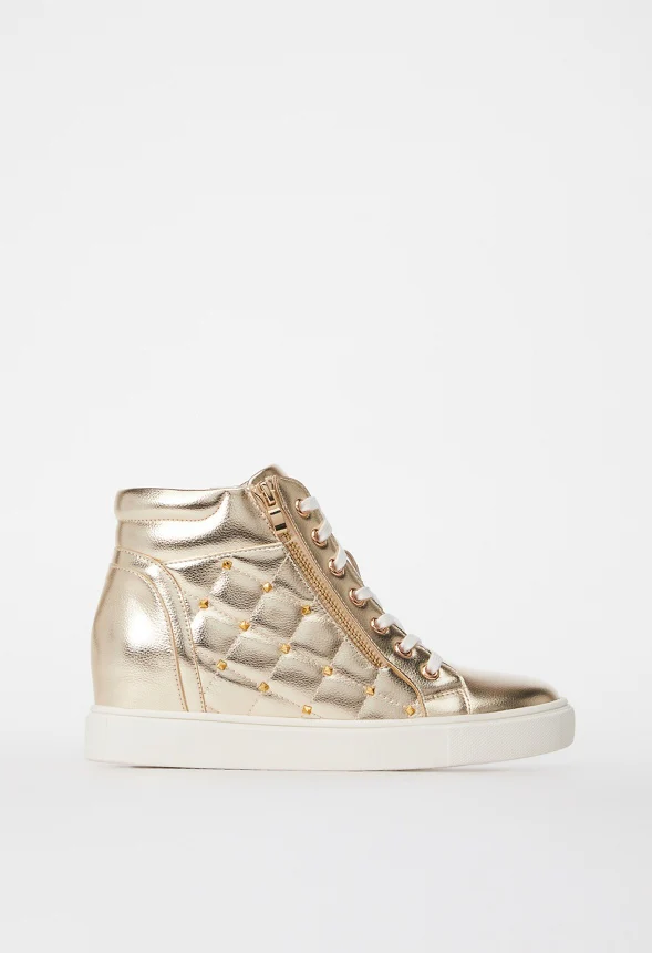 Niya High Top Wedge Sneaker - Image 3