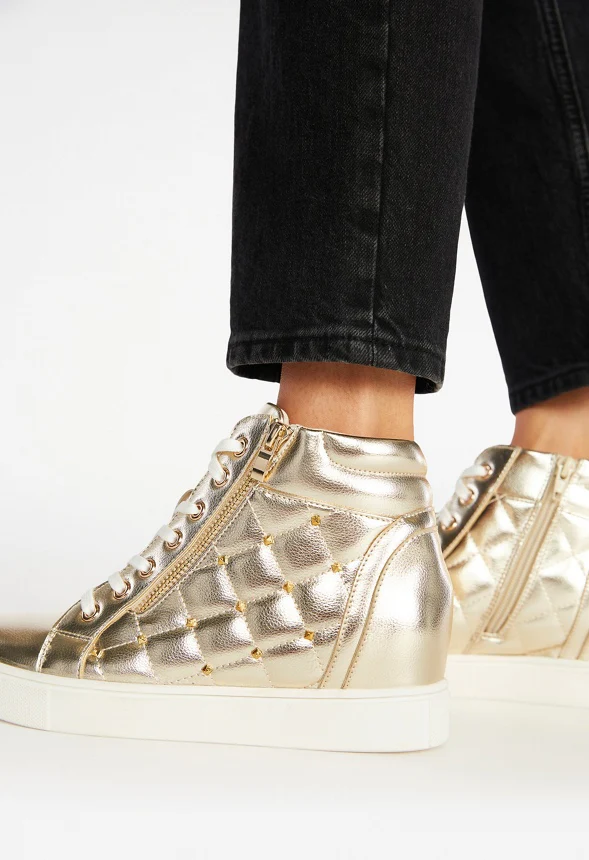 Niya High Top Wedge Sneaker - Image 6