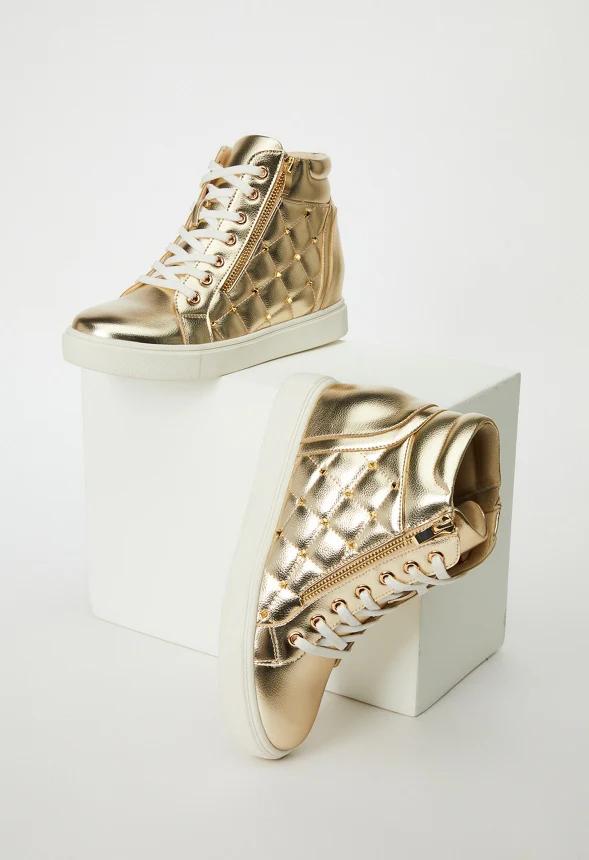 Niya High Top Wedge Sneaker - Image 7