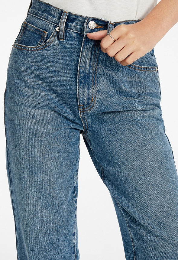 Noah High Rise Ankle Barrel Leg Jeans - Image 3