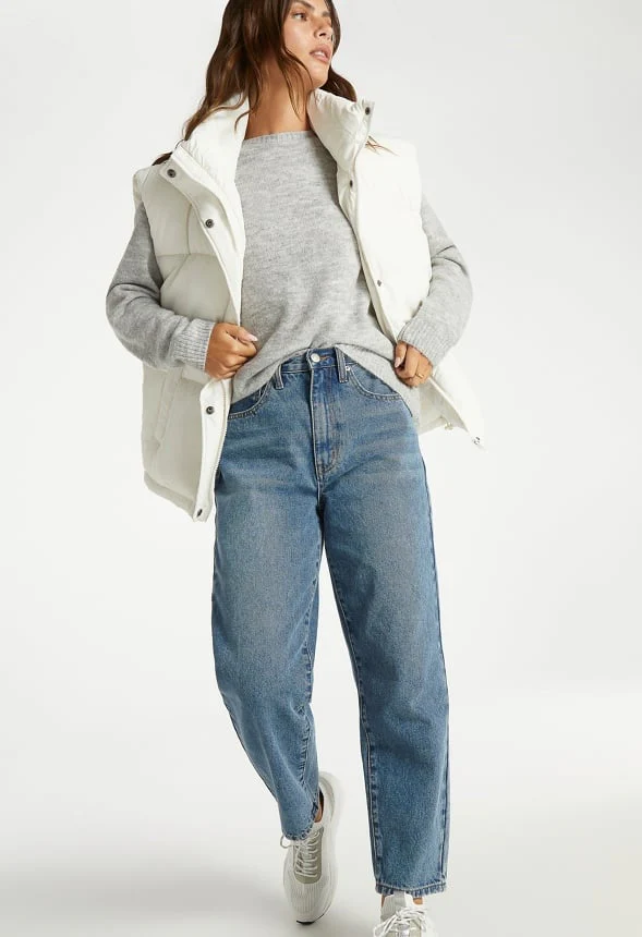 Noah High Rise Ankle Barrel Leg Jeans - Image 4
