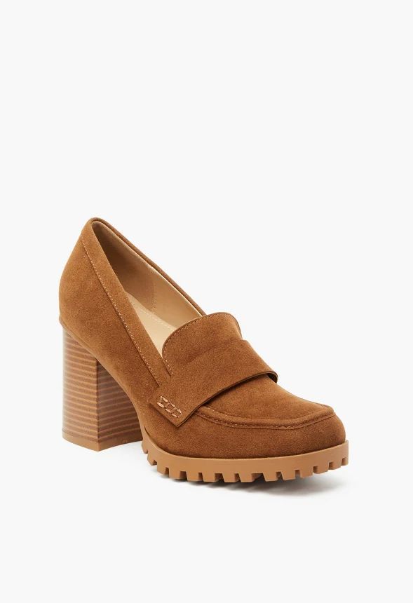 Nora Block Heeled Pump - Image 2