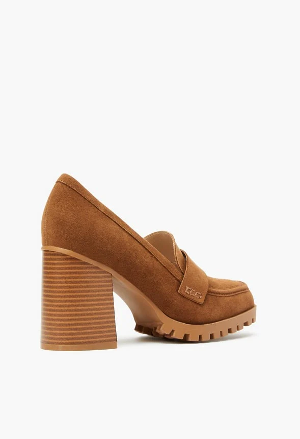 Nora Block Heeled Pump - Image 3