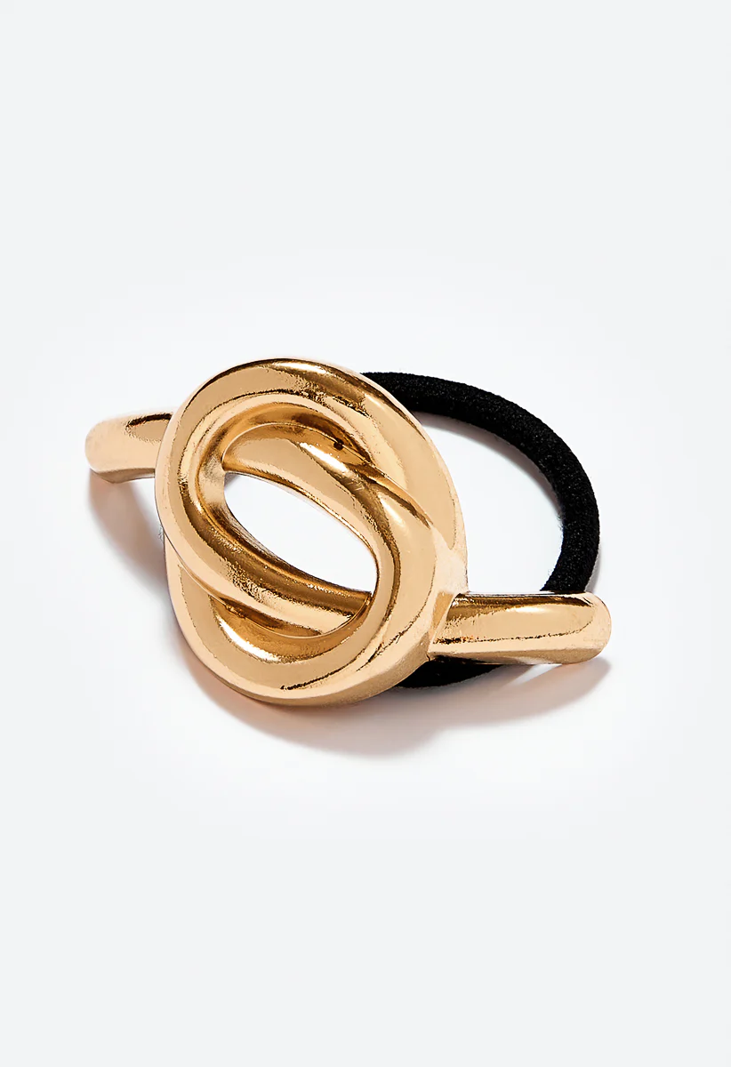Norah Metal Knot Hair Tie - Image 3