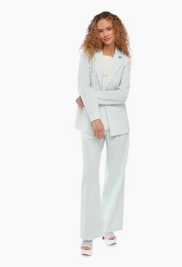 Notch Collar Blazer - Image 3