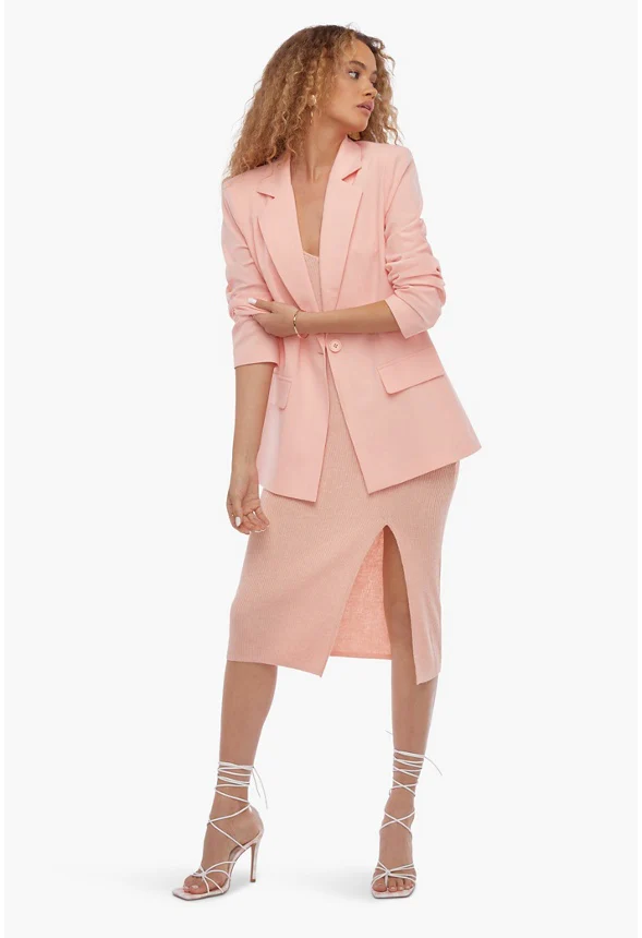Notch Collar Blazer - Image 3