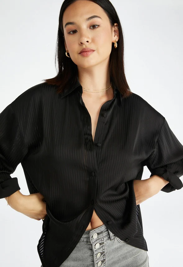 Novelty Chiffon Men's Shirt - Image 3