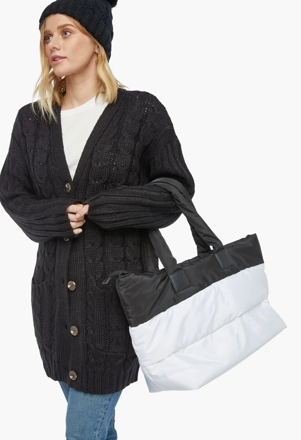 Nylon Puffer Tote - Image 3