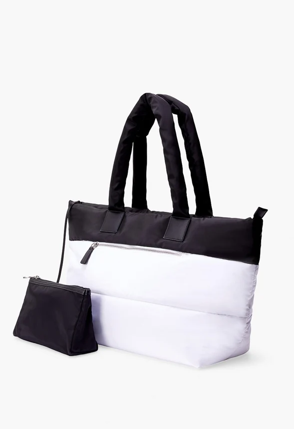 Nylon Puffer Tote - Image 6