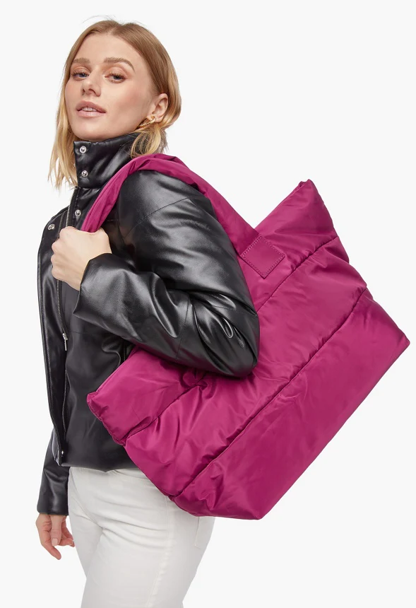 Nylon Puffer Tote - Image 3