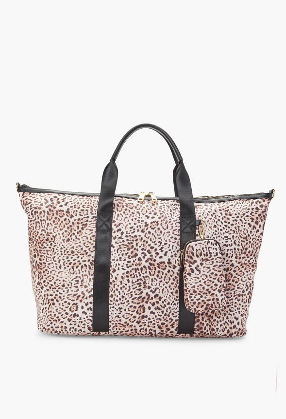 Nylon Weekender With Pocket - Image 3