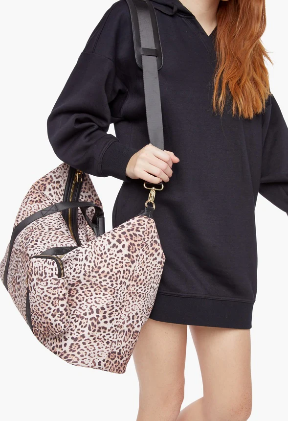 Nylon Weekender With Pocket - Image 6