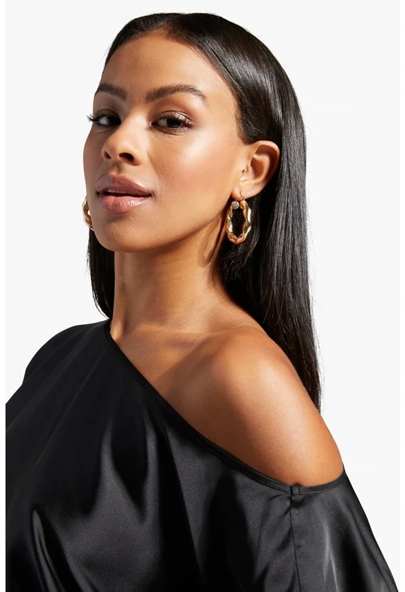 Off Shoulder Dolman Blouse - Image 2