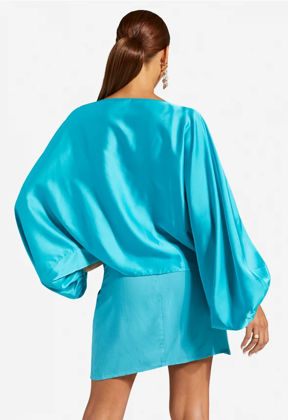 Off Shoulder Dolman Blouse - Image 3