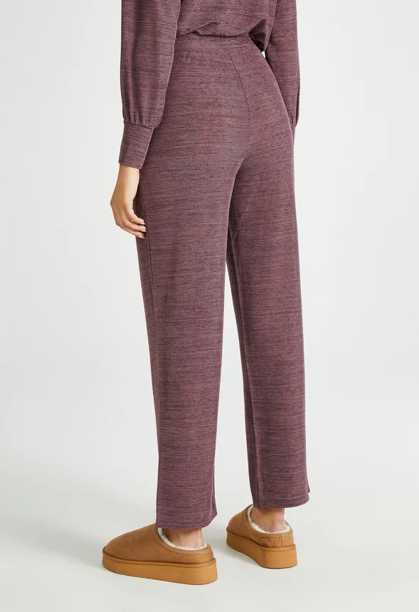 Off Shoulder Wide Leg Lounge Set - Image 4