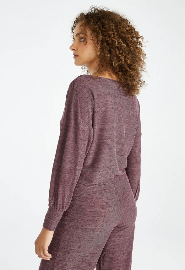 Off Shoulder Wide Leg Lounge Set - Image 5